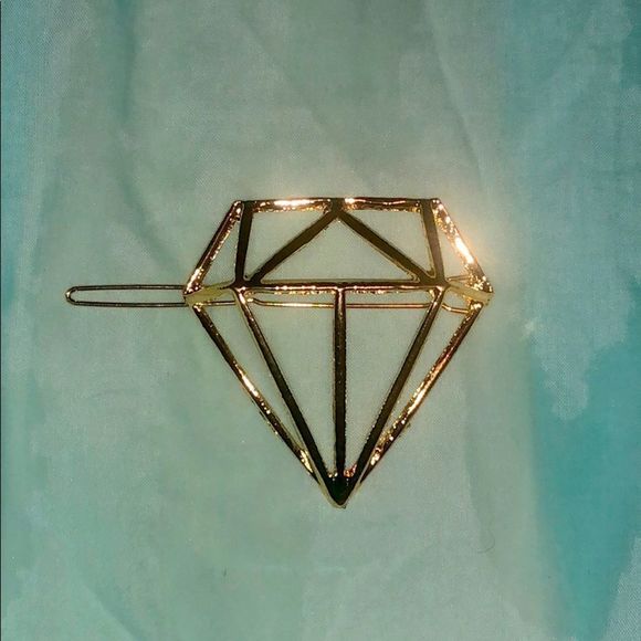💎 Diamond Gold Hair Clip 💎 - Picture 2 of 2